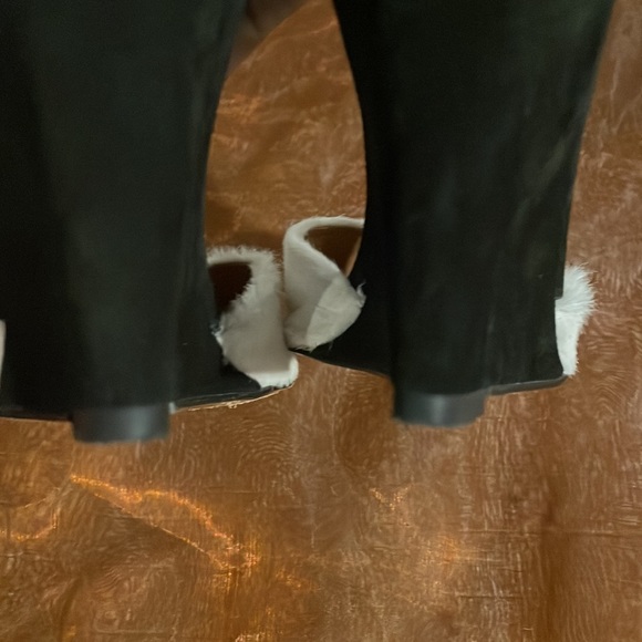 Isabel Marant Shane Suede and Pony Ankle Strap Wedge Heels 37 - Picture 7 of 9